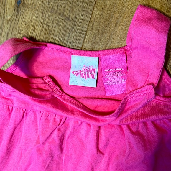 Roxy teenie Wahine girls top pink size 8 - Picture 2 of 4